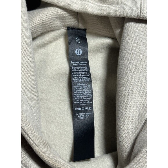 Lululemon Steady State Hoodie XL Mens Mojave Tan For All Runners Pullover - Picture 4 of 6